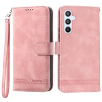 DIERFENG DF-03 Mobile Phone Leather Case for Samsung Galaxy A54 5G, Lines Imprinted Stand Wallet Phone Cover
