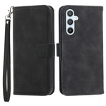 DIERFENG DF-03 Mobile Phone Leather Case for Samsung Galaxy A54 5G, Lines Imprinted Stand Wallet Phone Cover