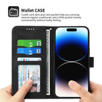 DIERFENG DF-03 Leather Phone Case for iPhone 12 Pro Max 6.7 inch, Lines Imprinted Phone Shell Flip Wallet Cover Stand