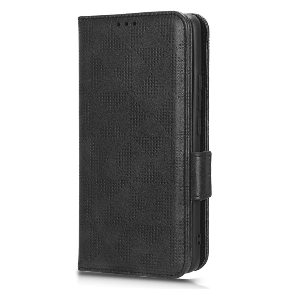 Anti-fall Phone Case for Xiaomi Poco F5 Pro 5G / Redmi K60 Pro 5G / K60 5G PU Leather Phone Cover Stand Wallet with Dot Pattern Imprinted