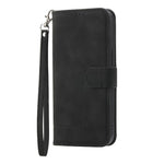 DIERFENG DF-03 for Xiaomi 12T 5G / Redmi K50 Ultra 5G Lines Imprinted Leather Case Wallet Stand Cell Phone Cover
