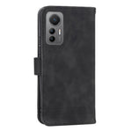 DIERFENG DF-03 for Xiaomi 12T 5G / Redmi K50 Ultra 5G Lines Imprinted Leather Case Wallet Stand Cell Phone Cover