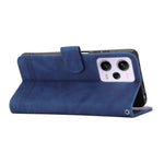 DIERFENG DF-03 For Xiaomi Redmi Note 12 Pro 5G / Note 12 Pro Speed 5G / Poco X5 Pro 5G Lines Imprinted Phone Case Flip Stand PU Leather Wallet Cover