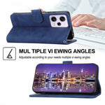 DIERFENG DF-03 For Xiaomi Redmi Note 12 Pro 5G / Note 12 Pro Speed 5G / Poco X5 Pro 5G Lines Imprinted Phone Case Flip Stand PU Leather Wallet Cover