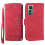 DIERFENG DF-03 For Xiaomi 12 Lite 5G Leather Phone Case Wallet Lines Imprinted Pattern Phone Stand Cover