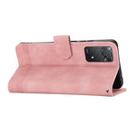 DIERFENG DF-03 for Xiaomi Redmi Note 12 Pro 4G / 11 Pro 4G (MediaTek) / Note 11 Pro 5G (Qualcomm) Phone Case Stand PU Leather Lines Imprinted Phone Wallet Cover