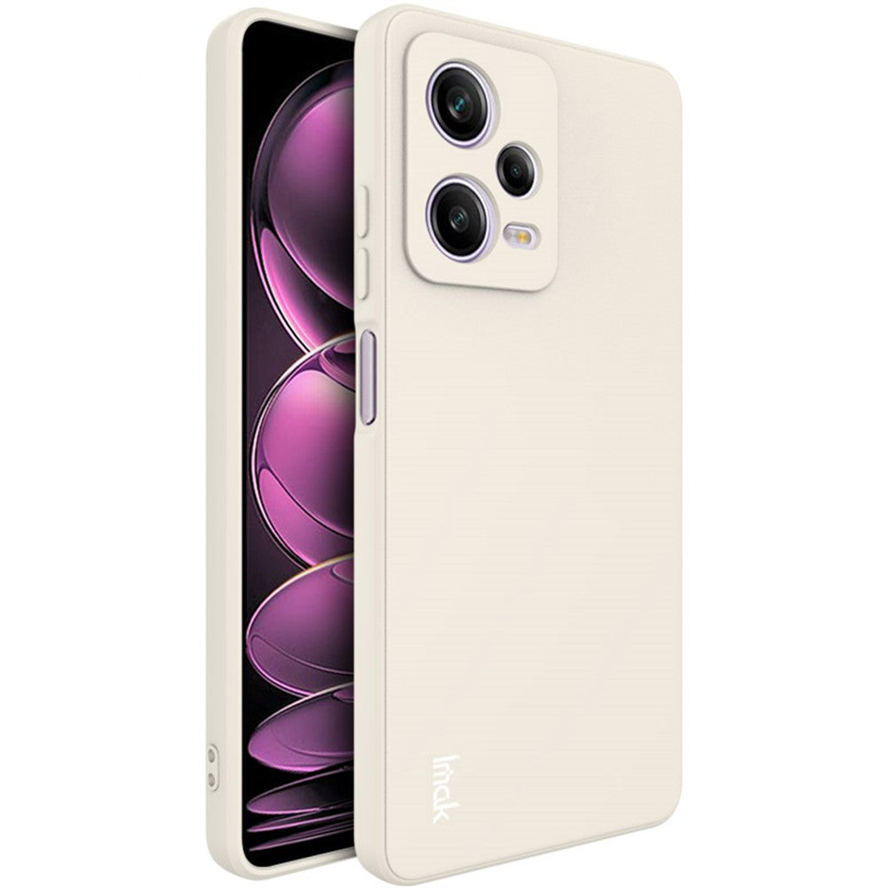 IMAK UC-4-seriens mobilskal för Xiaomi Redmi Note 12 Pro 5G, rakt TPU-skal med fallskydd och skydd mot stötar