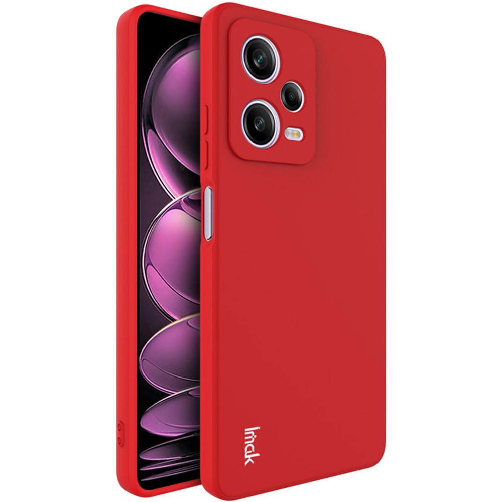 IMAK UC-4-seriens mobilskal för Xiaomi Redmi Note 12 Pro 5G, rakt TPU-skal med fallskydd och skydd mot stötar