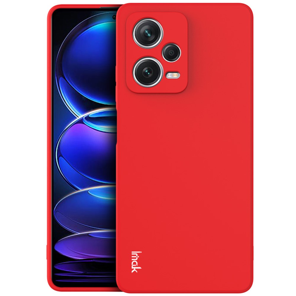 IMAK UC-4-seriens mobilskal för Xiaomi Redmi Note 12 Pro 5G, rakt TPU-skal med fallskydd och skydd mot stötar