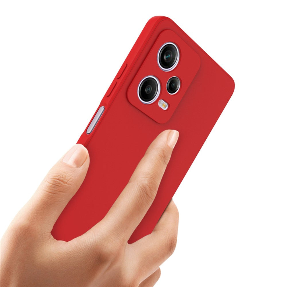 IMAK UC-4-seriens mobilskal för Xiaomi Redmi Note 12 Pro 5G, rakt TPU-skal med fallskydd och skydd mot stötar