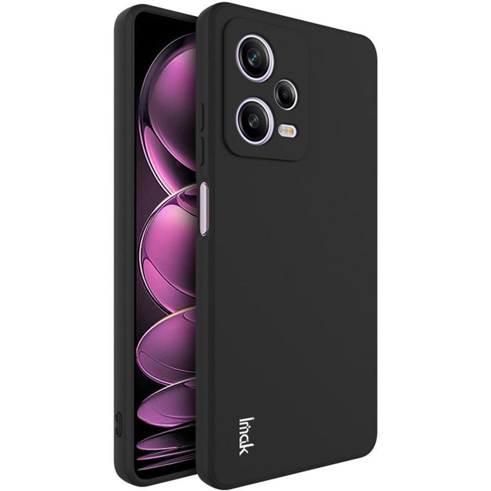 IMAK UC-4-seriens mobilskal för Xiaomi Redmi Note 12 Pro 5G, rakt TPU-skal med fallskydd och skydd mot stötar