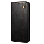 For Samsung Galaxy A54 5G PU Leather Phone Wallet Case Waxy Crazy Horse Texture Stand Cell Phone Cover
