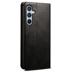 For Samsung Galaxy A54 5G PU Leather Phone Wallet Case Waxy Crazy Horse Texture Stand Cell Phone Cover