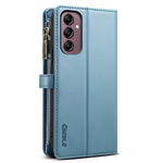 ESEBLE for Samsung Galaxy A54 5G RFID Blocking Phone Case Zipper Pocket Stand Leather Wallet Cover