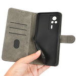 For Xiaomi Redmi K60E 5G RFID Blocking Stand Phone Case Leather Anti-scratch Protective Cell Phone Cover with Wallet