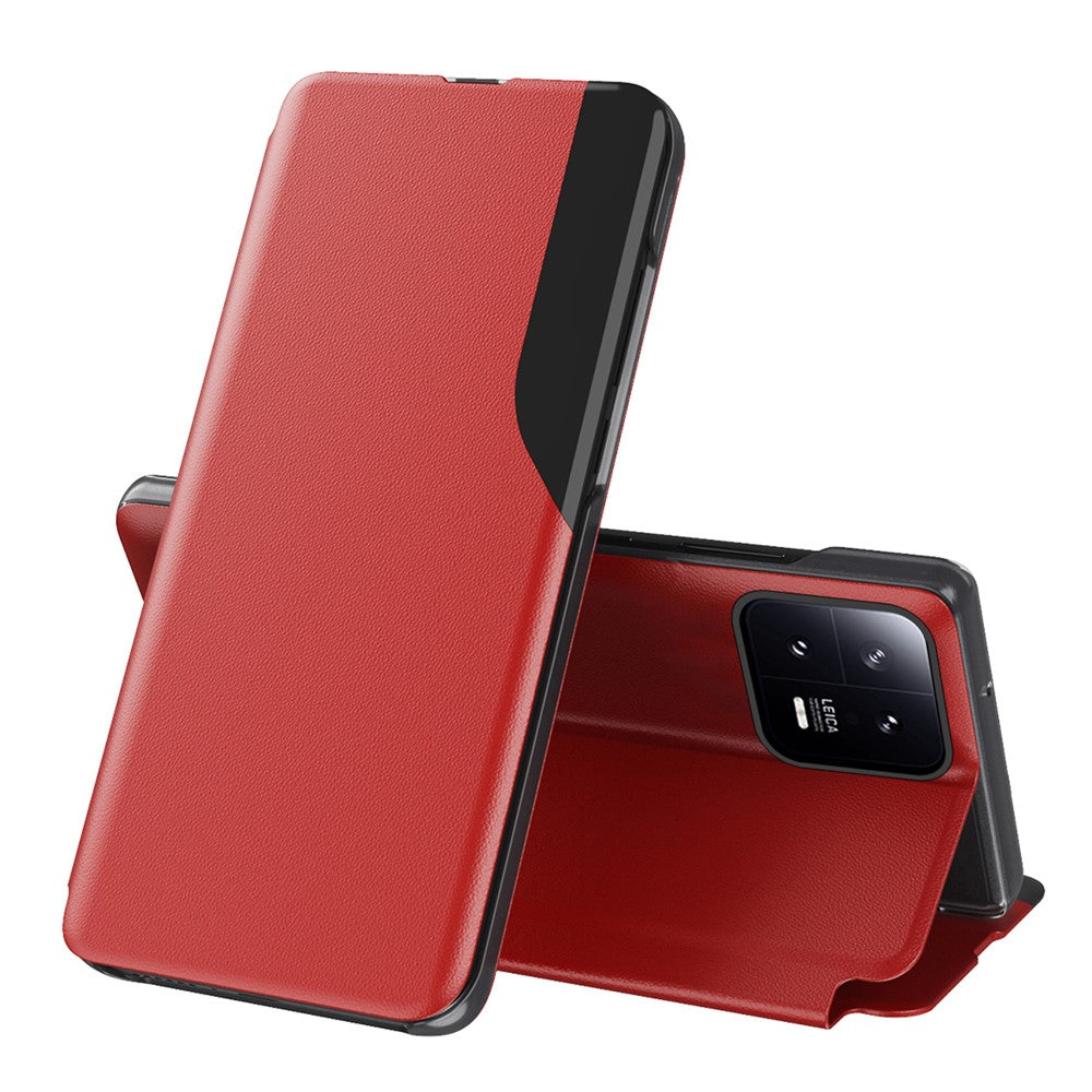 Xiaomi 13 5G mobilskal Folio Flip PU Läder Stativfodral