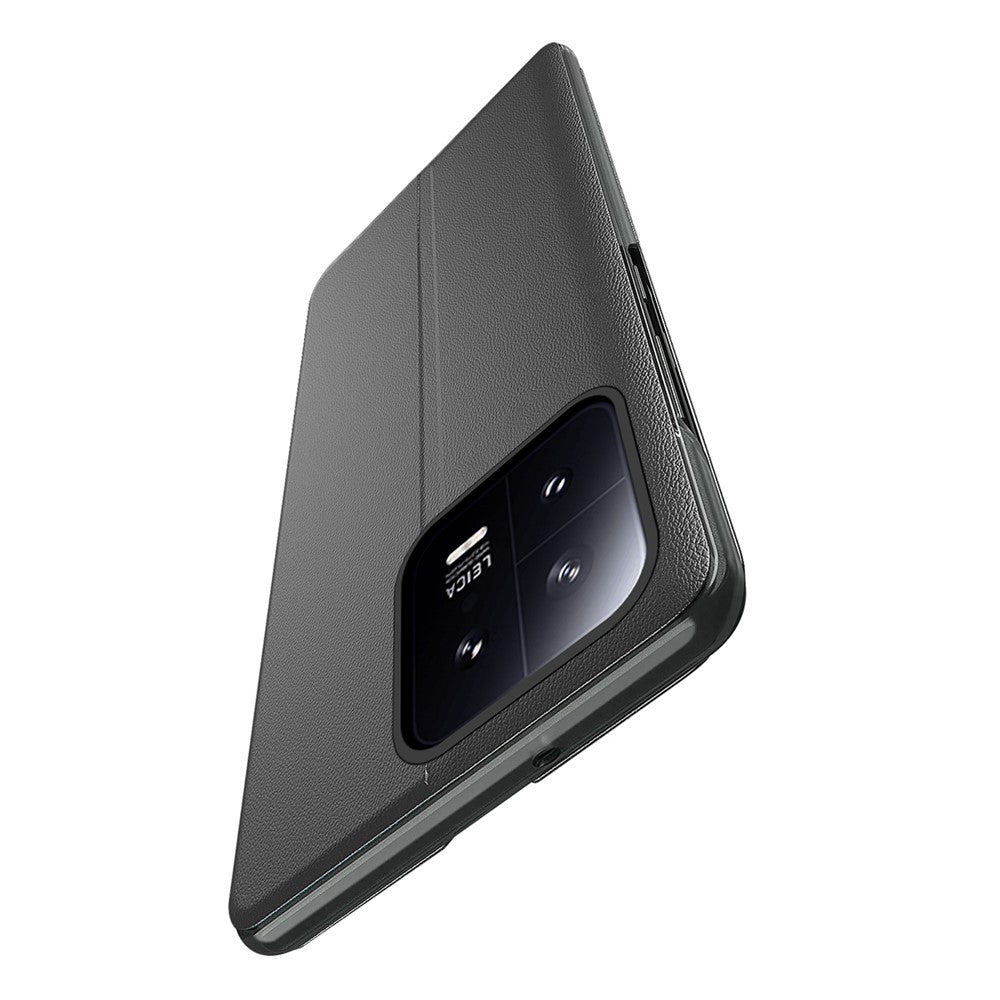 Xiaomi 13 Pro 5G mobilskal Folio Flip PU Läder Stativfodral