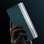Phone Leather Case for Xiaomi 13 5G, Electroplating Anti-drop Cell Phone Stand Cover
