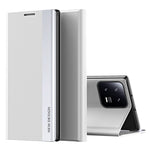 Phone Leather Case for Xiaomi 13 5G, Electroplating Anti-drop Cell Phone Stand Cover