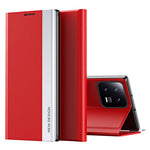 Phone Leather Case for Xiaomi 13 5G, Electroplating Anti-drop Cell Phone Stand Cover