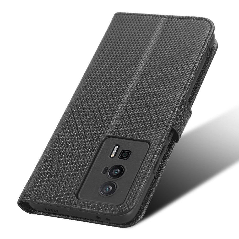 Phone Leather Case for Xiaomi Poco F5 Pro 5G / Redmi K60 Pro 5G / K60 5G / K60 Champion Edition Diamond Texture Wallet Phone Stand Cover