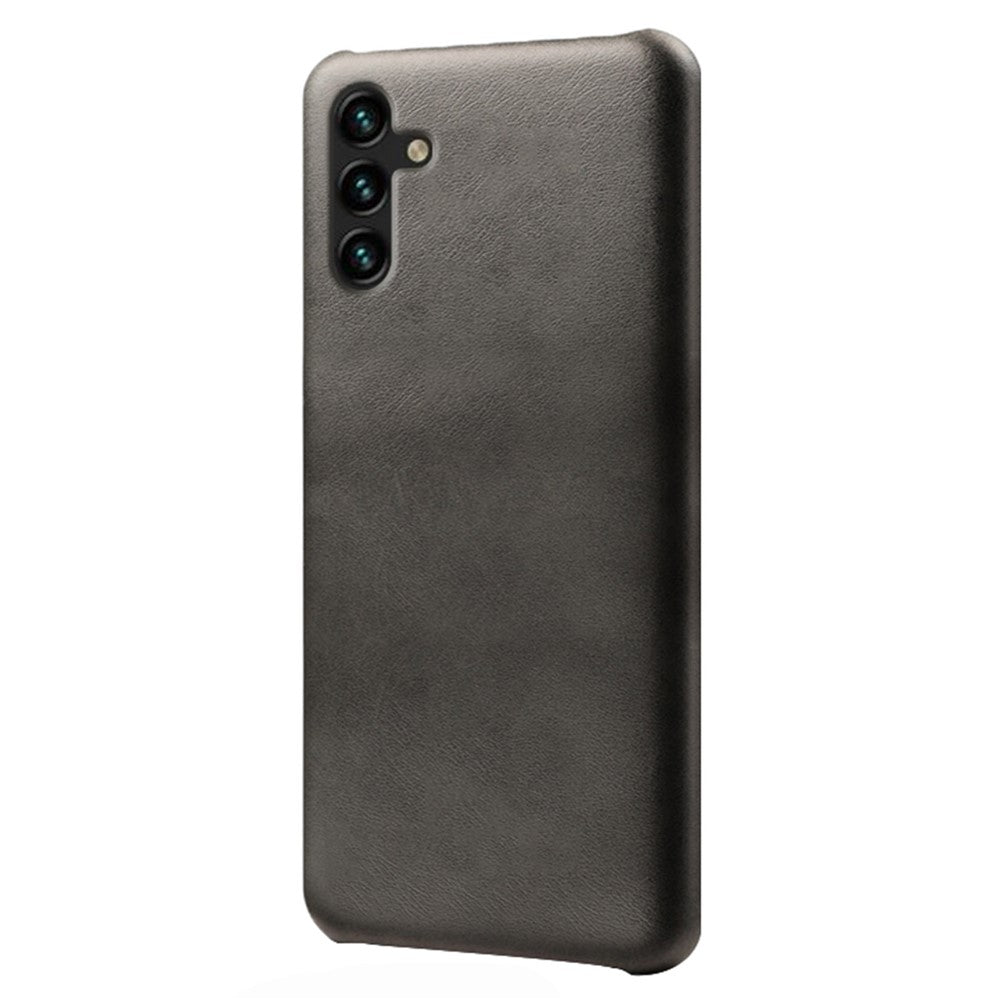 Calf Textured Phone Cover for Samsung Galaxy A34 5G, Anti-scratch PU Leather Coated PC Mobile Phone Case