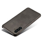 Calf Textured Phone Cover for Samsung Galaxy A34 5G, Anti-scratch PU Leather Coated PC Mobile Phone Case