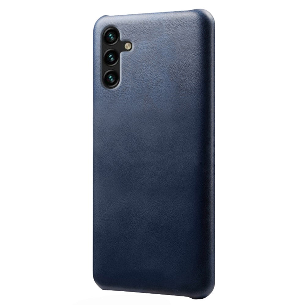 Calf Textured Phone Cover for Samsung Galaxy A34 5G, Anti-scratch PU Leather Coated PC Mobile Phone Case