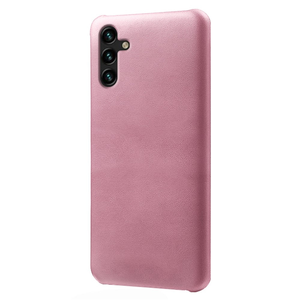 Calf Textured Phone Cover for Samsung Galaxy A34 5G, Anti-scratch PU Leather Coated PC Mobile Phone Case