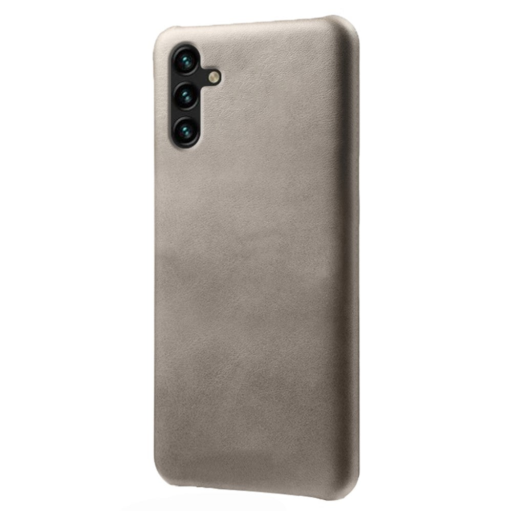 Calf Textured Phone Cover for Samsung Galaxy A34 5G, Anti-scratch PU Leather Coated PC Mobile Phone Case
