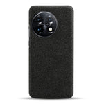 OnePlus 11 5G Halkfritt Slim Mobilskal Enfärgat Hårt PC+Tyg Stötsäkert mobilskal