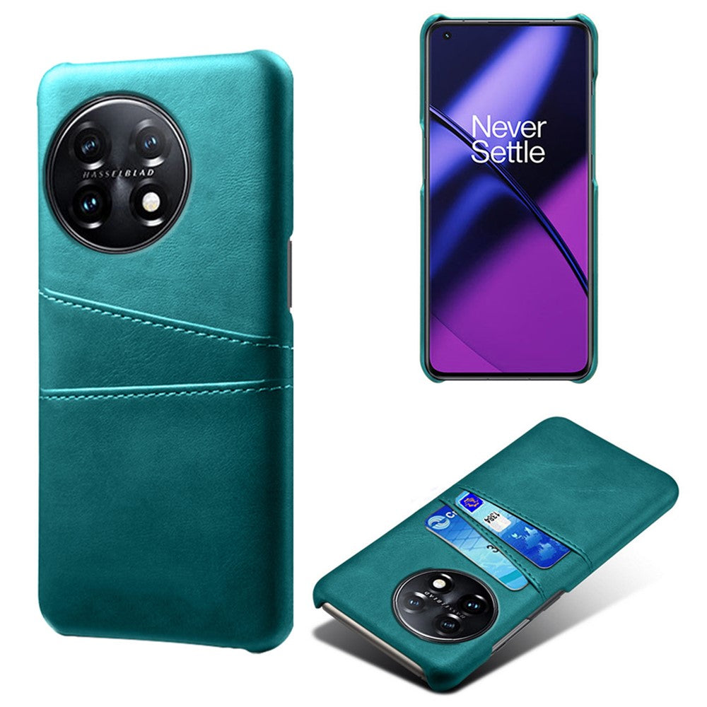 Til OnePlus 11 5G Slankt Telefoncover med Dobbelt Kortplads Stødsikkert Skridsikkert Mobiltelefoncover
