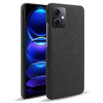 Phone Case For Xiaomi Redmi Note 12 5G (Global) / (India) / (China) / Poco X5 5G Solid Color Cloth Texture Drop-proof Phone Cover