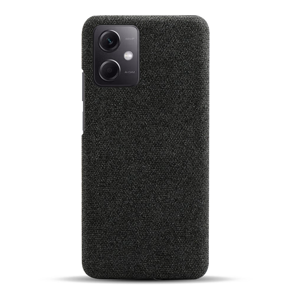 Phone Case For Xiaomi Redmi Note 12 5G (Global) / (India) / (China) / Poco X5 5G Solid Color Cloth Texture Drop-proof Phone Cover