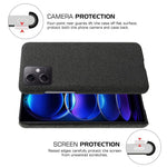 Phone Case For Xiaomi Redmi Note 12 5G (Global) / (India) / (China) / Poco X5 5G Solid Color Cloth Texture Drop-proof Phone Cover