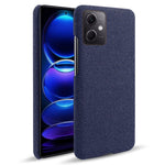 Phone Case For Xiaomi Redmi Note 12 5G (Global) / (India) / (China) / Poco X5 5G Solid Color Cloth Texture Drop-proof Phone Cover