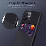 For Xiaomi Redmi Note 12 5G (Global) / (India) / (China) / Poco X5 5G Cloth Texture Lightweight Anti-drop Phone Case with Card Slot