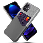For Xiaomi Redmi Note 12 5G (Global) / (India) / (China) / Poco X5 5G Cloth Texture Lightweight Anti-drop Phone Case with Card Slot