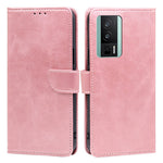 PU Leather Phone Case for Xiaomi Poco F5 Pro 5G / Redmi K60 Pro 5G / K60 5G Calf Texture Stand Wallet Mobile Phone Cover