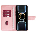 PU Leather Phone Case for Xiaomi Poco F5 Pro 5G / Redmi K60 Pro 5G / K60 5G Calf Texture Stand Wallet Mobile Phone Cover