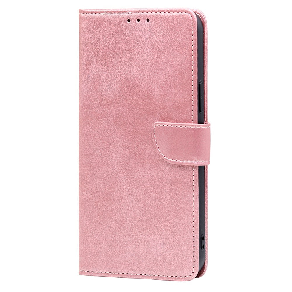 PU Leather Phone Case for Xiaomi Poco F5 Pro 5G / Redmi K60 Pro 5G / K60 5G Calf Texture Stand Wallet Mobile Phone Cover
