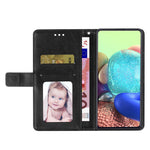 HT01 For Oppo A58 5G (China) / A78 5G (Global Version) Anti-Shock Leather Flip Phone Case Imprinted Y-shaped Line Wallet Foldable Phone Stand Cover