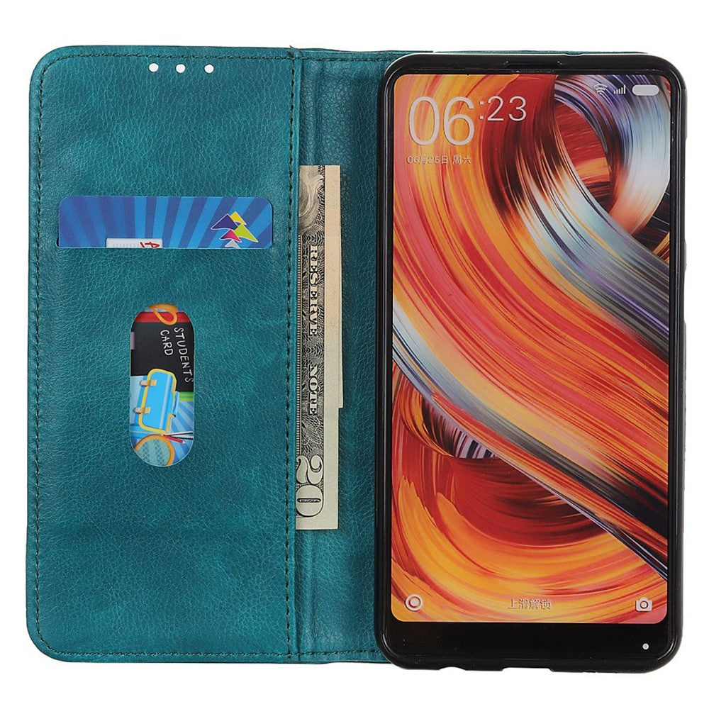 OnePlus 11 5G Split Läder Stativ Mobilskal Litchi Texture Plånboksskyddsfodral