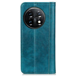 OnePlus 11 5G Split Läder Stativ Mobilskal Litchi Texture Plånboksskyddsfodral