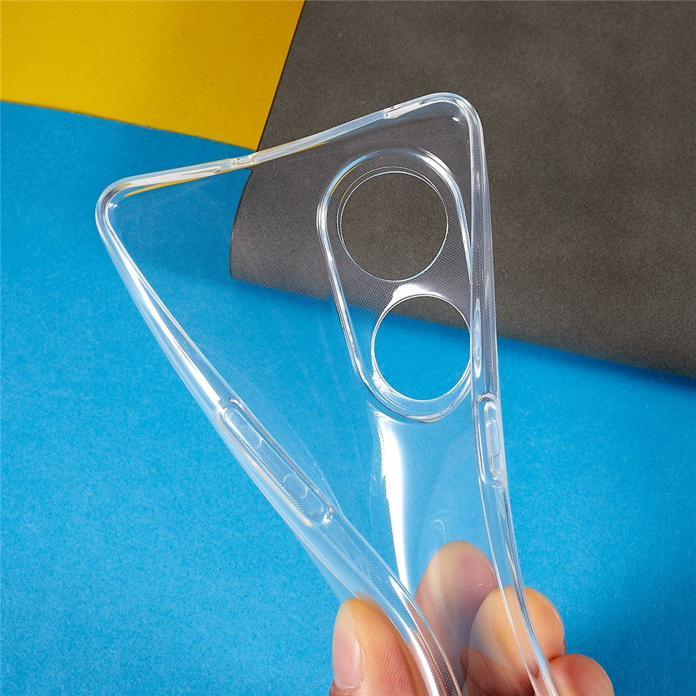 For Oppo A1 Pro 5G / Reno8 T 5G Clear Flexible TPU Phone Case Ultra Thin Smartphone Cover Protector