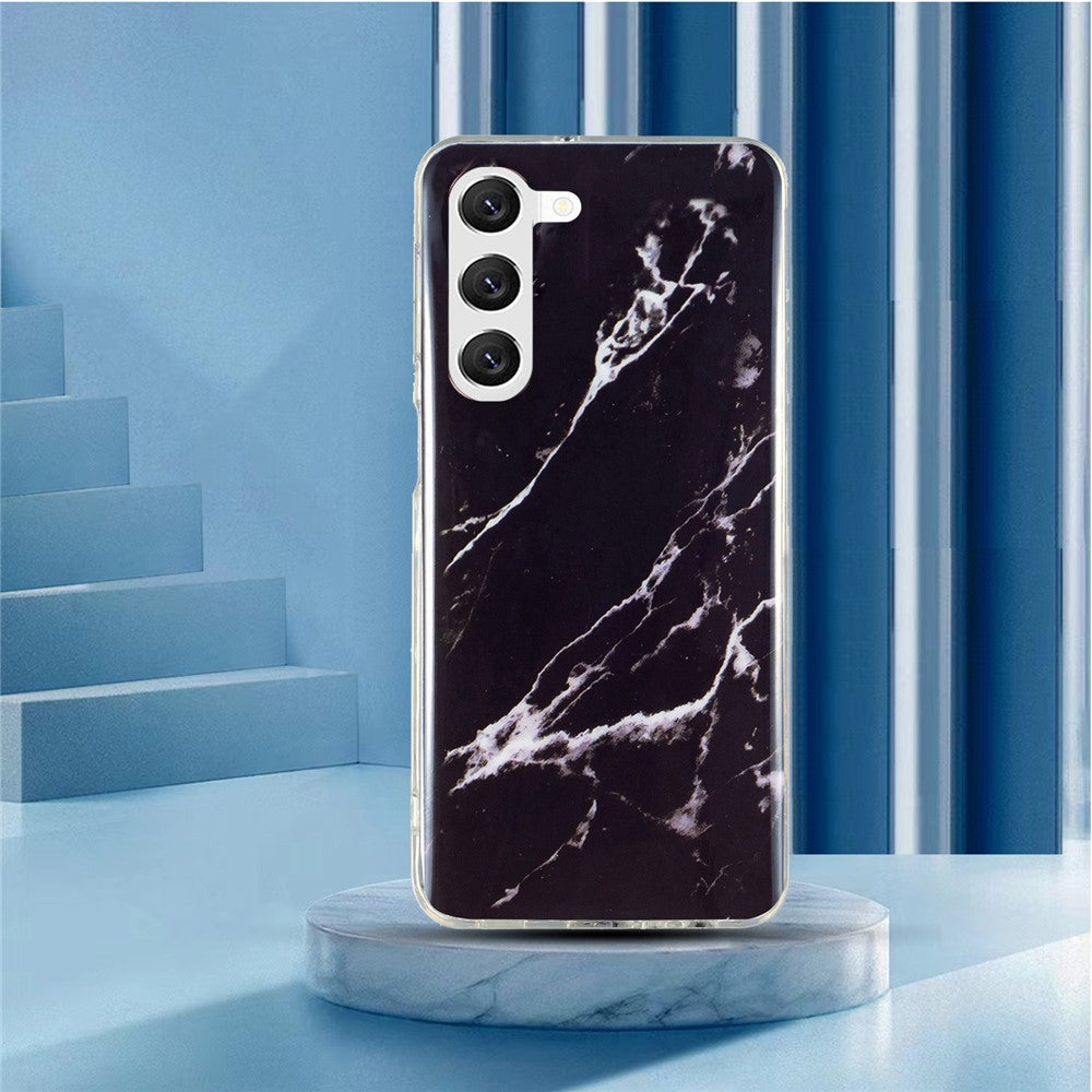 Samsung Galaxy A14 5G / 4G IMD Marmor Mönster TPU Skal Stoppskyddande Bakskydd mobilskydd