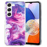 Samsung Galaxy A14 5G / 4G IMD Marmor Mönster TPU Skal Stoppskyddande Bakskydd mobilskydd