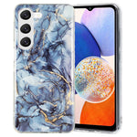 Samsung Galaxy A14 5G / 4G IMD Marmor Mönster TPU Skal Stoppskyddande Bakskydd mobilskydd