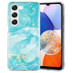 Samsung Galaxy A14 5G / 4G IMD Marmor Mönster TPU Skal Stoppskyddande Bakskydd mobilskydd