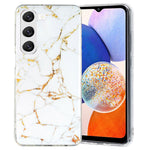 Samsung Galaxy A14 5G / 4G IMD Marmor Mönster TPU Skal Stoppskyddande Bakskydd mobilskydd